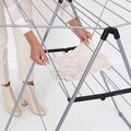 Uscator de rufe, Brabantia, Hangon Metallic, 25 m capacitate de uscare, otel, gri metalizat