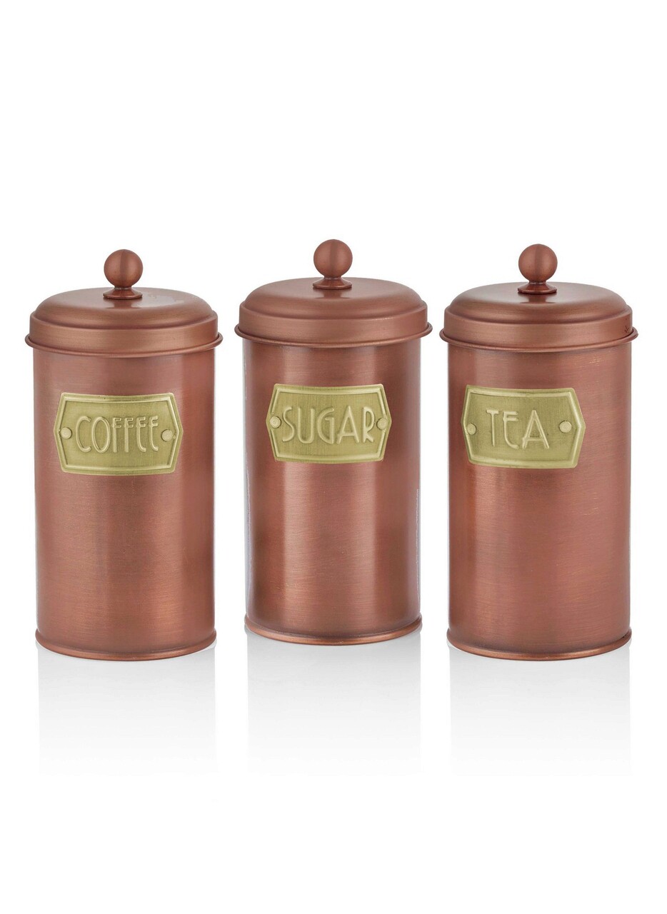 Set recipiente cu capac, Hermia, 742TMA5624, Mașină de spălat vase - nesigură / Cuptor cu microunde - nesigură, Cupru