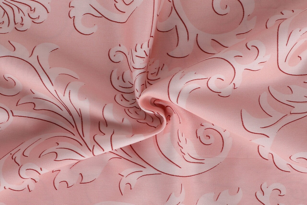 Lenjerie de pat pentru o persoana Single XL (DE), L'essentiel Maison, Verano, Roz pudra - imagine 6