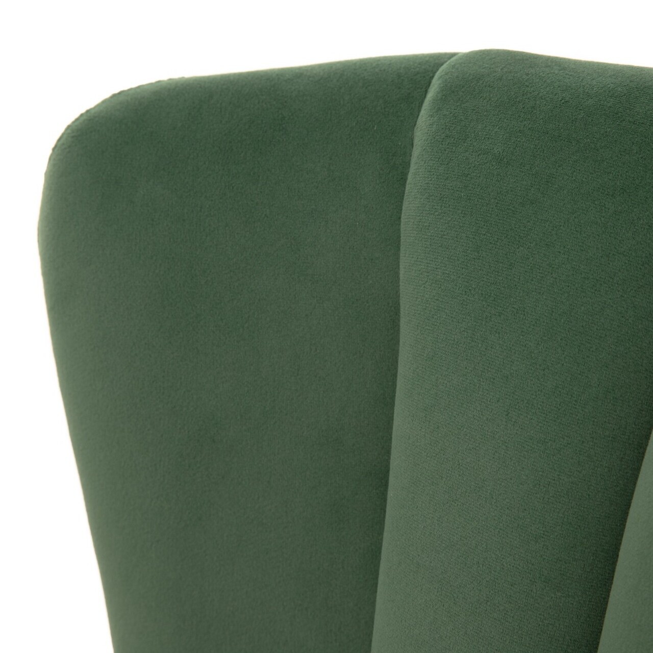 Fotoliu Mills, Homla, 75x79x102 cm, metal/catifea din poliester, verde - view 7
