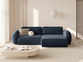 Coltar extensibil reversibil 4 locuri, Tonale, Cosmopolitan Design, 262x149x88 cm, tesatura chenille, albastru navy