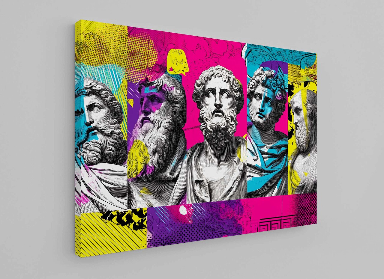 Tablou decorativ, Hm_Cnvs26-13-50x70, Cadru: 100% lemn (Grosime: 2 x 3 cm), Multicolor - view 3