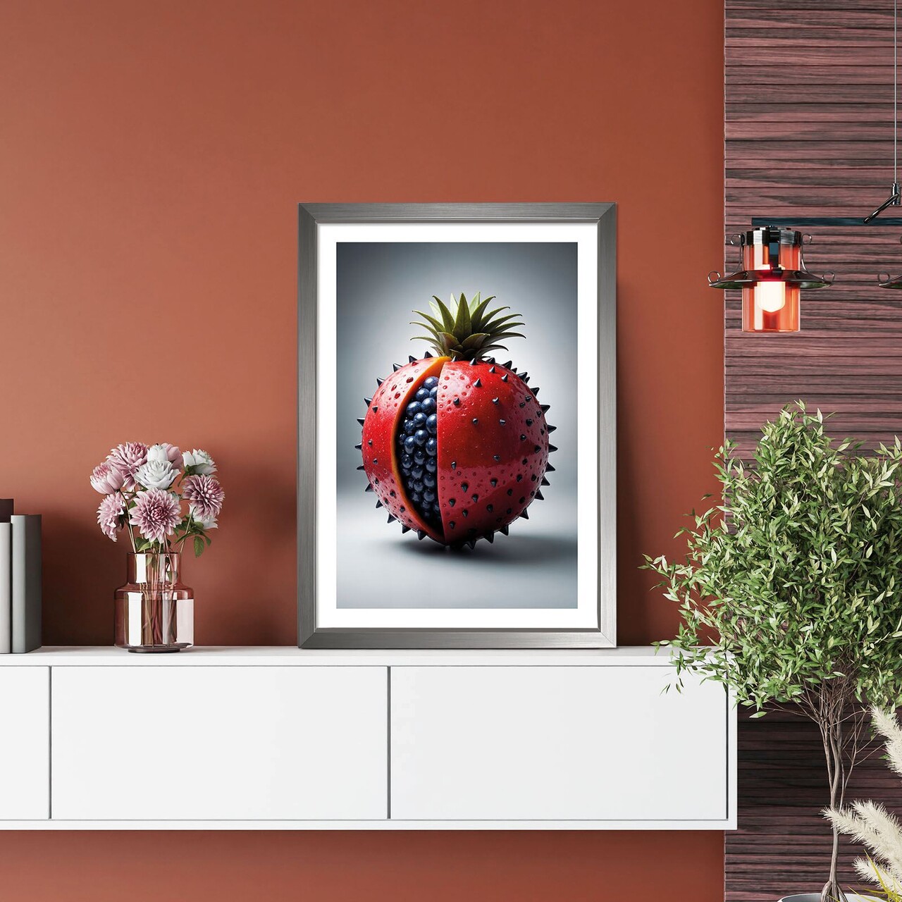 Tablou decorativ, 3752Antct-016, Cadru: 100% LEMN (Grosime: 1,9 cm), Multicolor - view 2