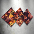 Set 4 tablouri decorative, 4MDF486090697, MDF, Imprimat UV, Multicolor