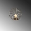 Aplica de perete, Byisoo - 3290, Tatum, 30 x 12 x 30 cm, 1 x E27, 40W, aramiu antic