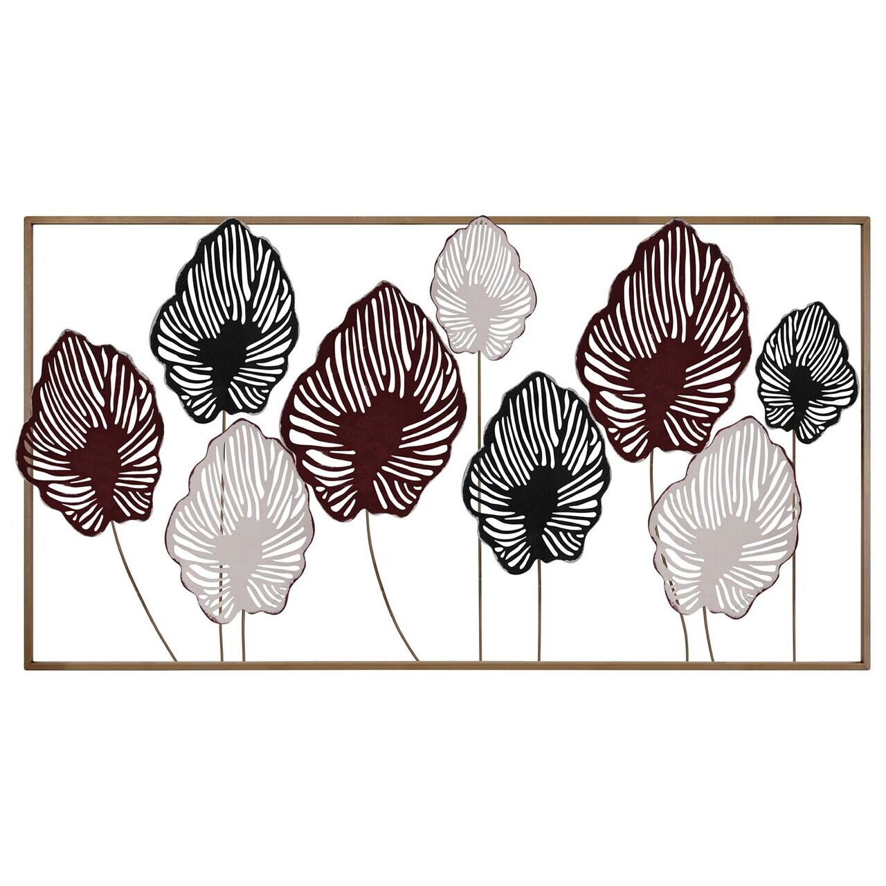 Decoratiune de perete, Melo, Metal, Grosime: 0,6 mm, Multicolor — imaginea 6