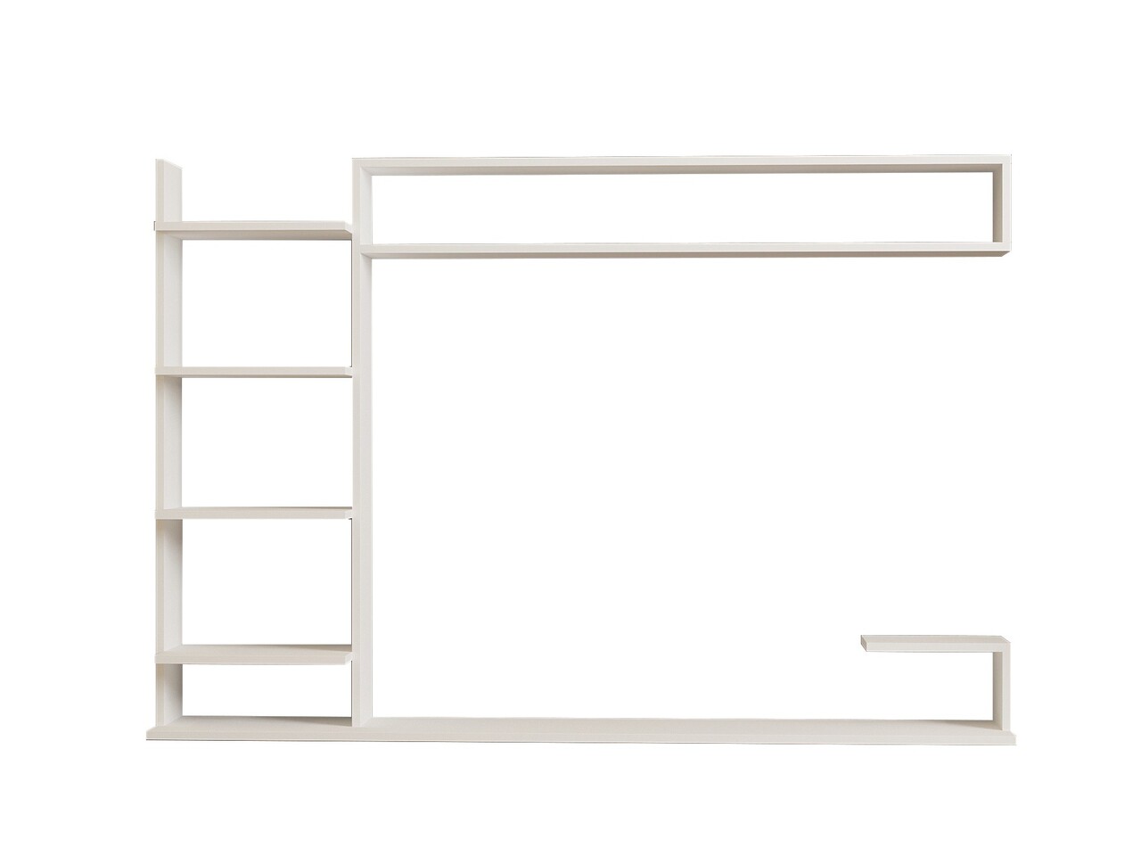 Comoda TV, Hanah Home, Noble, 180x121.8x29.6 cm, Alb - view 5