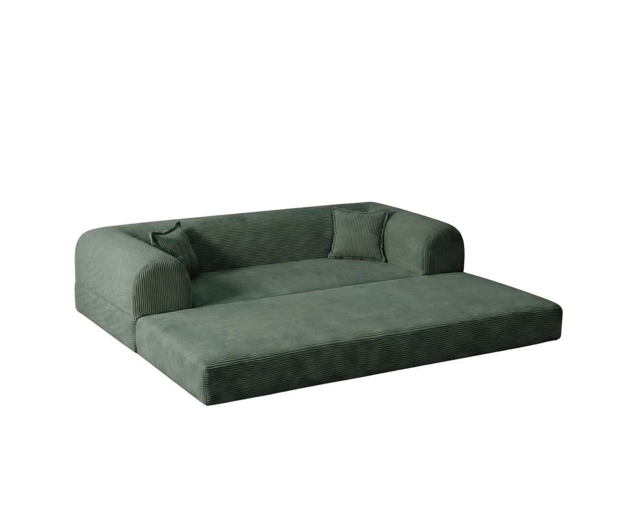 Canapea extensibila 3 locuri, Atelier del Sofa, 118FVL1307, Tesatura plus reiata, Verde - view 8