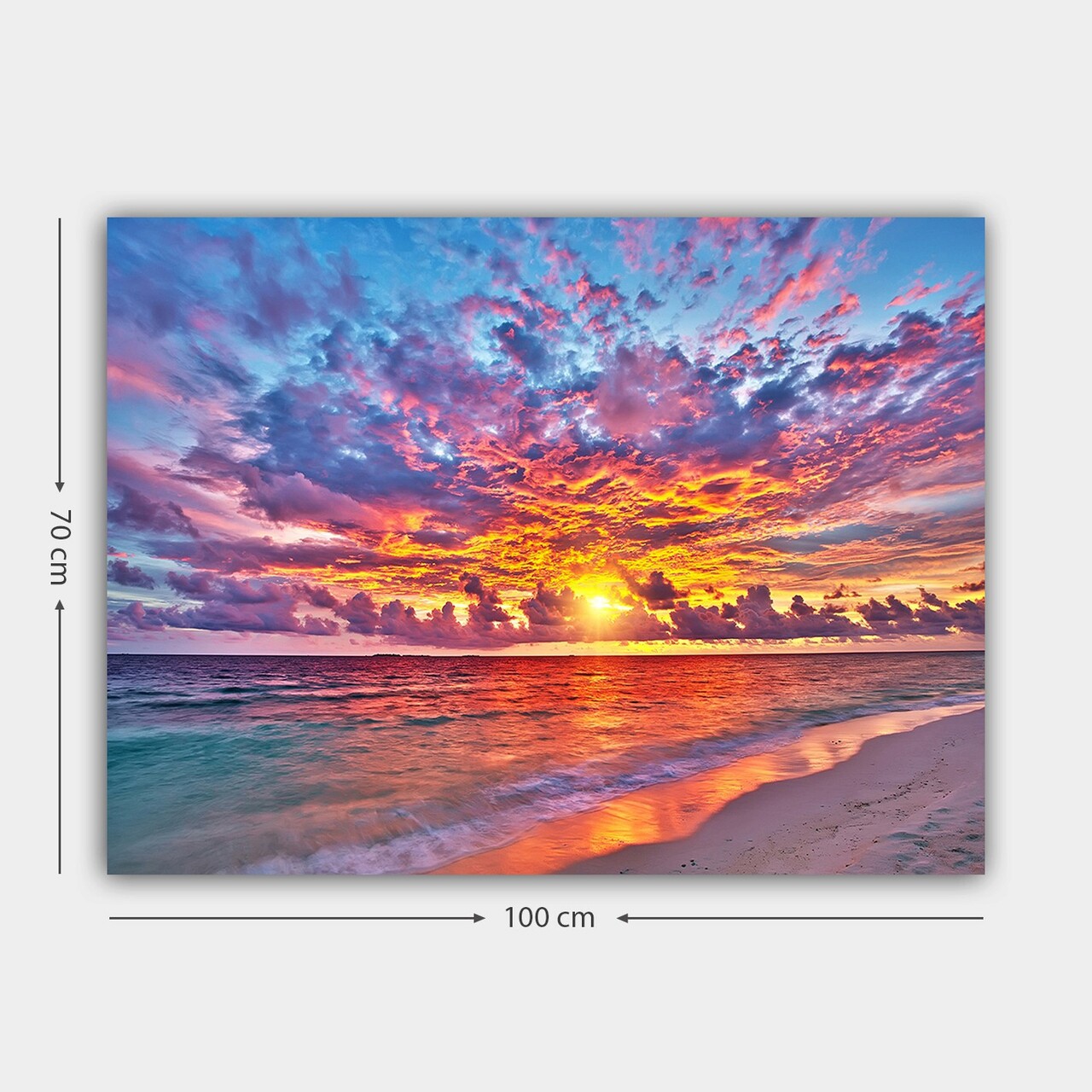 Tablou decorativ, 387692950_70100, Cadru: 100% LEMN (grosime: 3 cm), Multicolor - view 3