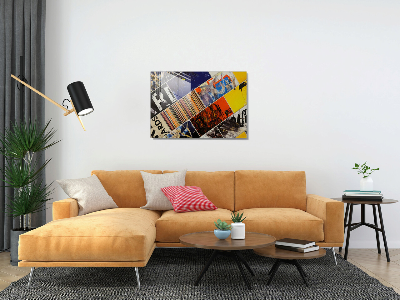Tablou decorativ, 1473, Sticla temperata, 50 x 70 cm, Multicolor - 1 | YEO