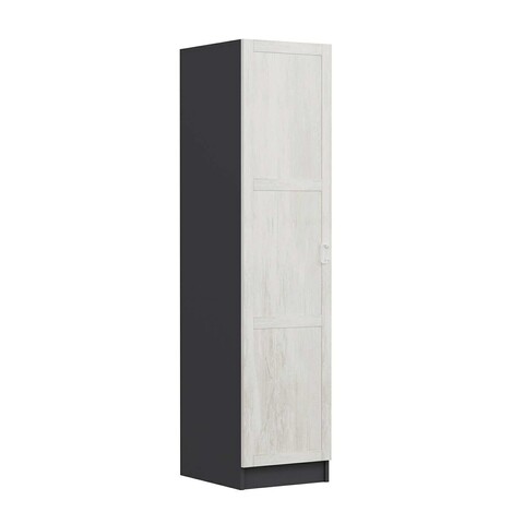 Dulap pentru haine, Minerva, Minar Kale, Alb / Antracit