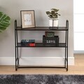 Consola Emmitt, Versa, 80 x 25 x 80 cm, MDF/metal