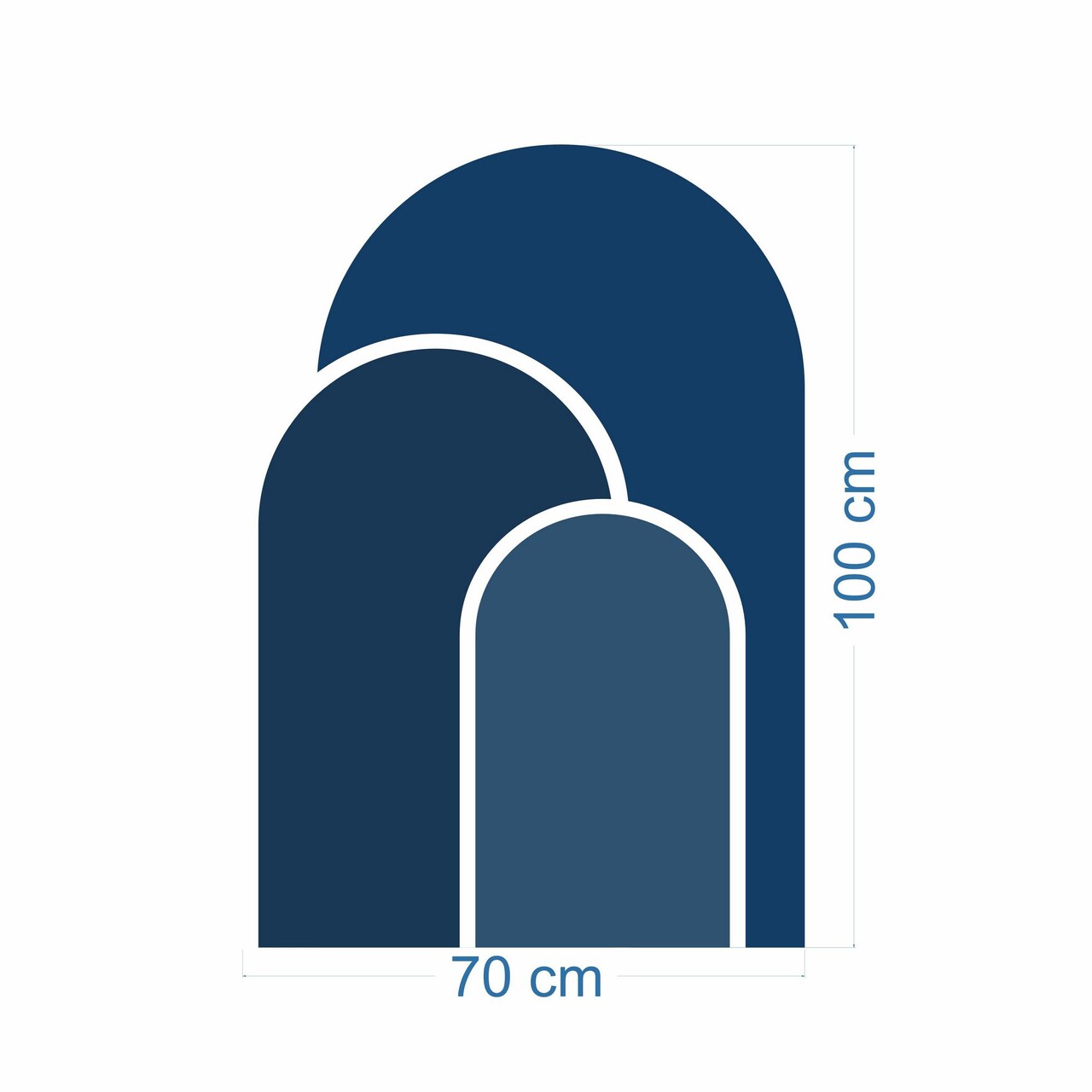 Sticker decorativ, MB-00104, 70 x 100 cm, Multicolor - view 4