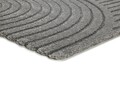 Covor, Yen, 80 x 150 cm, 40% poliester, 60% polipropilena, gri