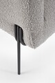 Fotoliu Claudine, Bizzotto, 78 x 74 x 73 cm, otel/poliester Boucle, gri
