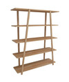 Corp biblioteca, Woodface, Soft, 115x145x30 cm, Lemn, Natural