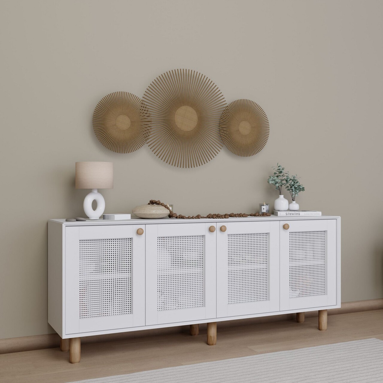Consola, Miwood, Bohemian 1600-134, Alb - 1 | YEO