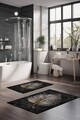 Set covorase de baie, Cartwright, CT-5405, Poliester, Multicolor
