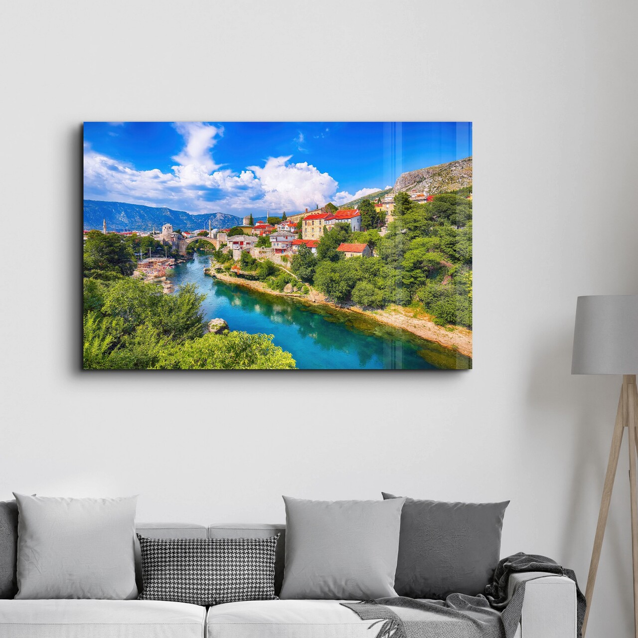 Tablou decorativ, SPR-1450, Dimensiune: 35 x 55 cm, Multicolor - view 3
