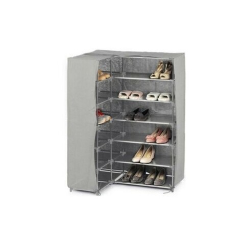 Pantofar de colt Confortime, 86x28x117 cm, textil, gri