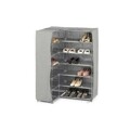 Pantofar de colt Confortime, 86x28x117 cm, textil, gri