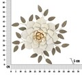 Decoratiune pentru perete, Mauro Ferretti, Petal, 61 x 5 x 62 cm, fier, multicolor