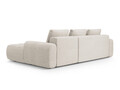 Coltar extensibil dreapta 3 locuri, Linz, Cosmopolitan Design, 275x142x84 cm, tesatura structurata, bej