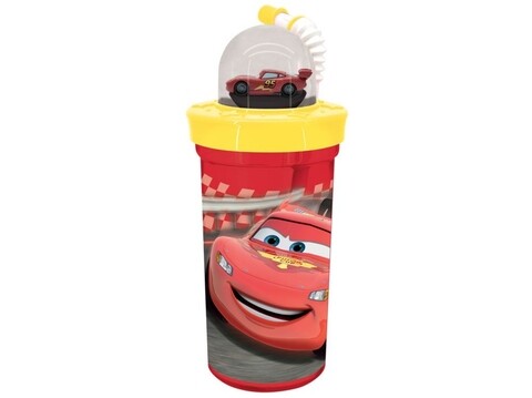 Bidon de apa cu figurina Cars 3, Disney, 420 ml