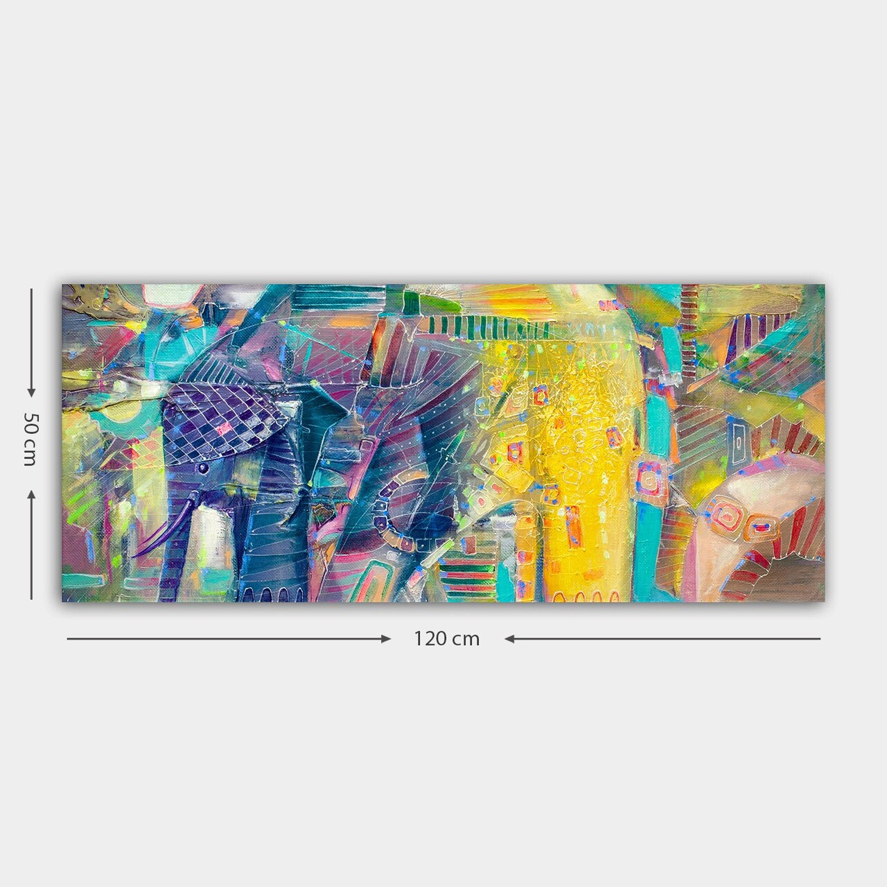 Tablou decorativ, YTY1031327167_50120, Cadru: 100% LEMN (grosime: 3 cm), Multicolor - view 3