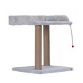 Zgarietor pentru pisici, Paws & Whiskers, Platform, Gri