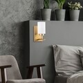 Aplica de perete, Yensuk - 13120, Fulgor, 12 x 17 x 25 cm, 1 x E27, 40W, auriu