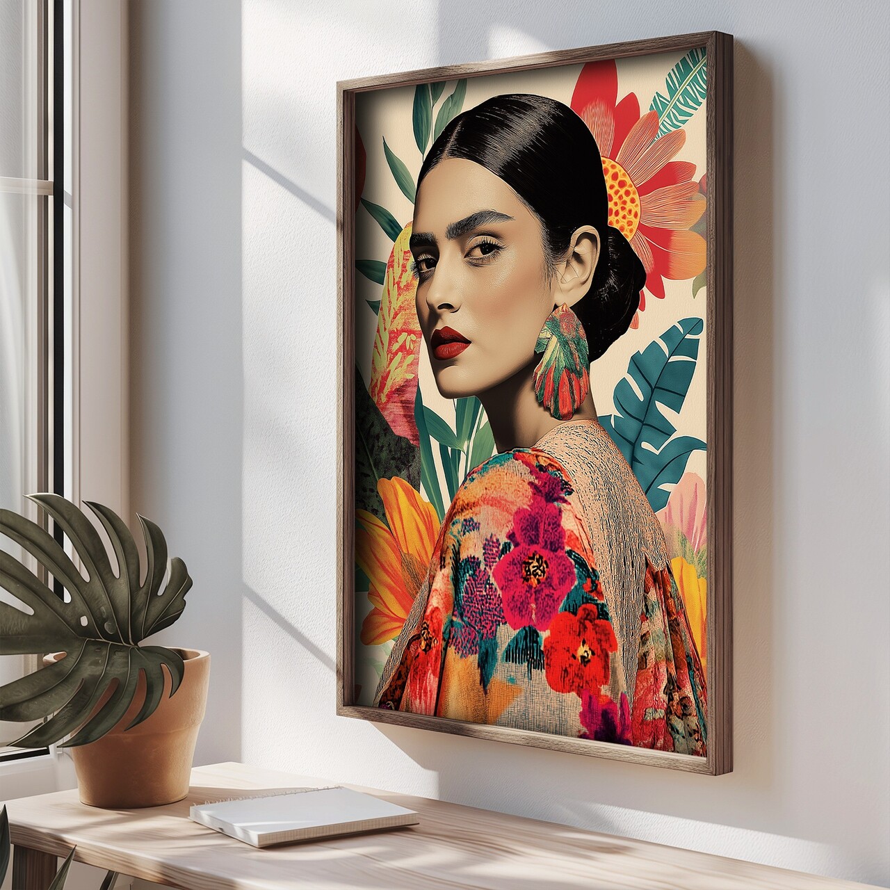 Tablou decorativ, TUN022-L, Lemn, Multicolor - view 2