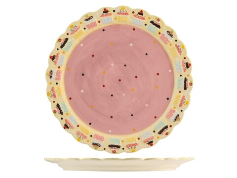 Poza Platou Torta, HO-ME, 34.5 cm, ceramica