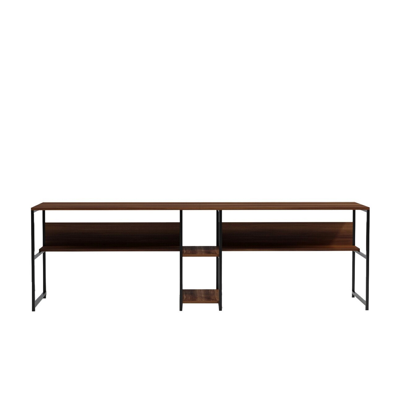 Birou Buyuk, Lacivert, 240x60x74 cm, PAL, maro