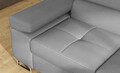 Coltar extensibil stanga 4 locuri, ELTAP, Anton, 272x203x85 cm, lemn/poliester, gri