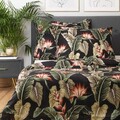 Lenjerie de pat King Size, Belaga, Homla, 3 piese, 200x220 cm, microfibra din poliester, multicolor
