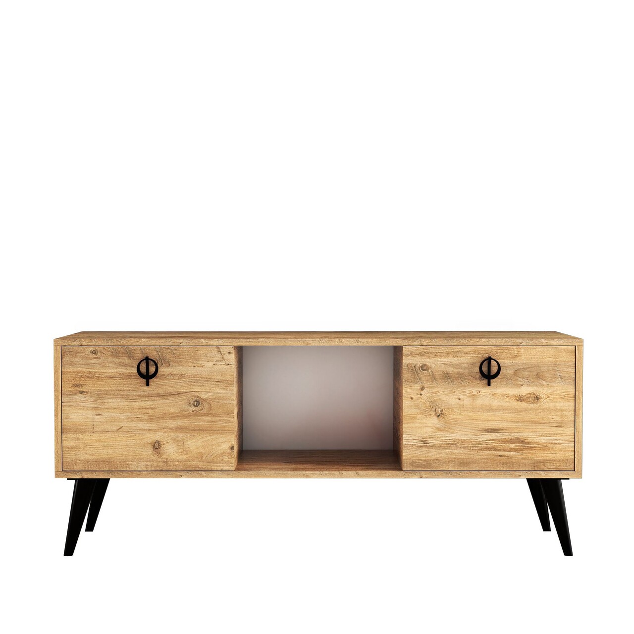 Comoda TV, Hanah Home, Kaya, 140x53.5x30 cm, Maro - view 4