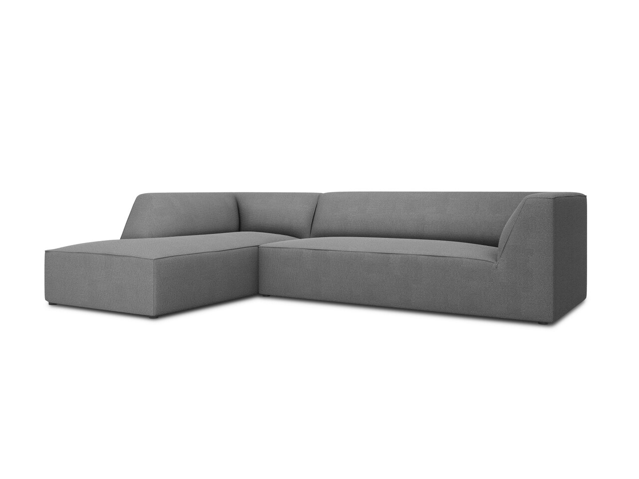 Coltar stanga 4 locuri, Ruby, Micadoni Home, BL, 273x180x69 cm, poliester, gri - 2 | YEO