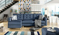 Coltar extensibil reversibil 3 locuri ELTAP, AsgL-11, Asgard, 248x162x93 cm, lemn/poliester, albastru