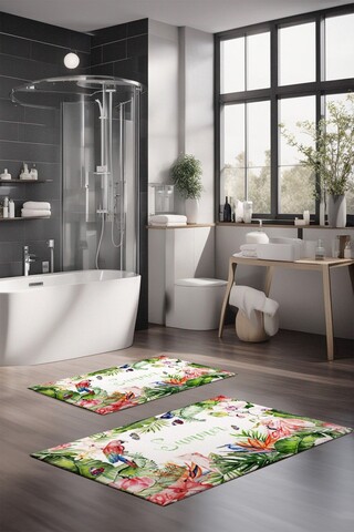 Set covorase de baie, Cartwright, CT-5317, Poliester, Multicolor