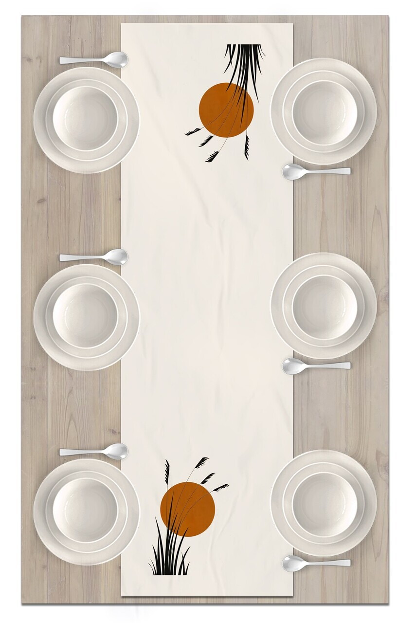 Traversa de masa, Artrunmin-123, 40x135 cm, Poliester, Multicolor — imaginea 2