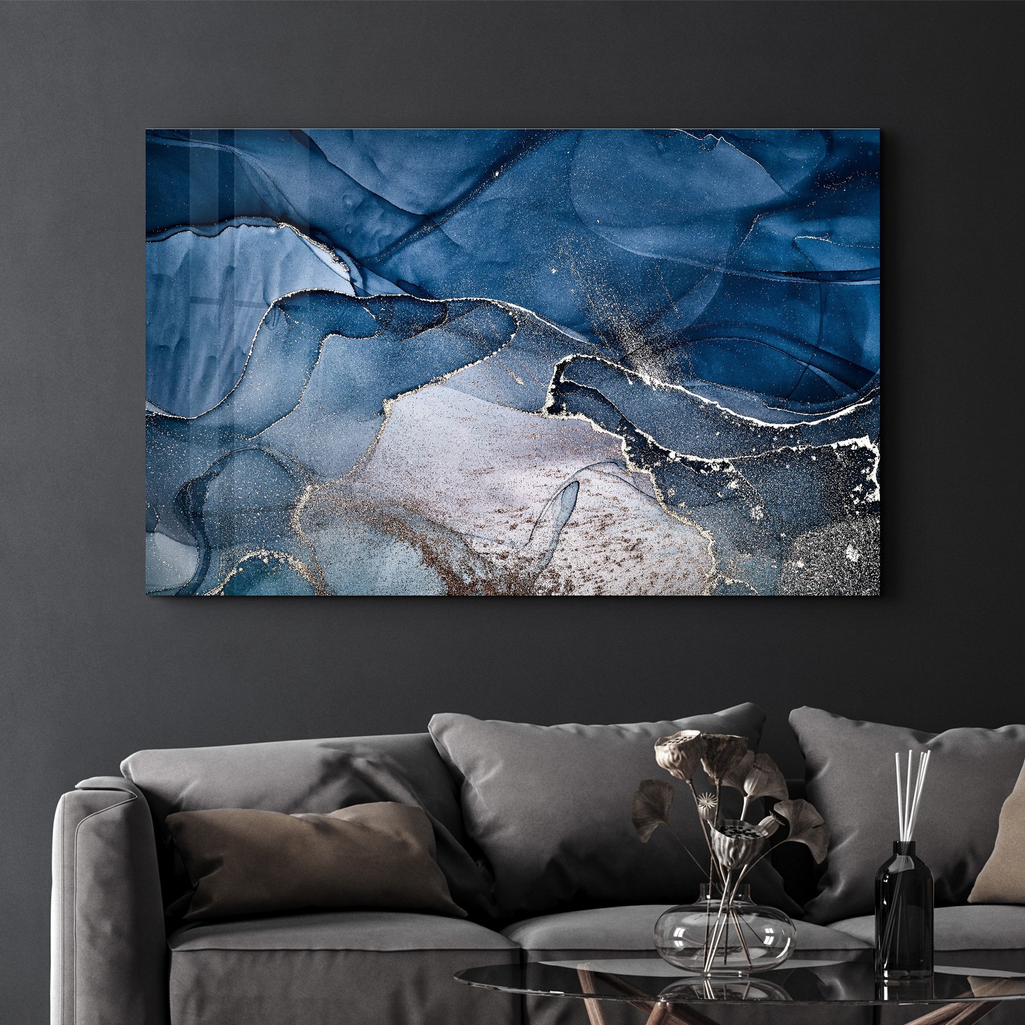 Tablou decorativ, CAM-2012, Dimensiuni: 70 x 110 cm, Multicolor