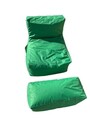 Set fotolii tip puf (2 piese), Pufito, 535PFT1219, Poliester, Verde