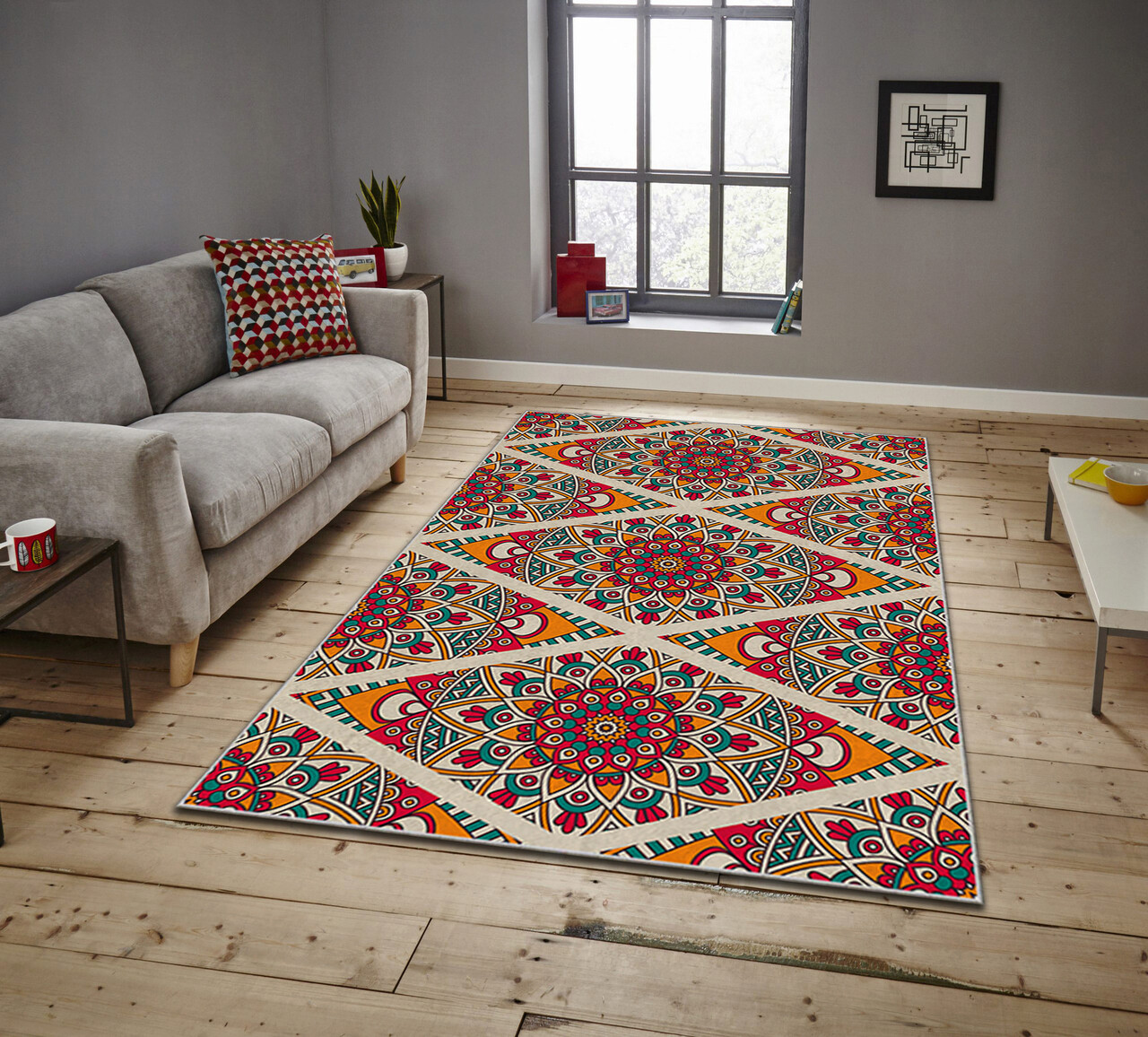 Covor ASR CRPT-117  140x220 cm Poliester Multicolor