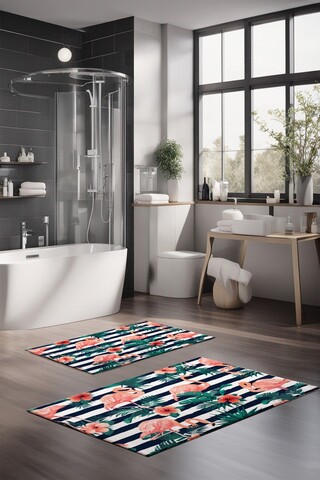 Set covorase de baie, Cartwright, CT-5301, Poliester, Multicolor
