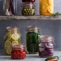 Borcan cu inchidere ermetica, Kilner, Oliver, 0.5 L, sticla, transparent