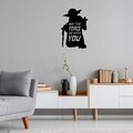 Decoratiune de perete, May The Force Be With You, Tanelorn, 33x50 cm, metal