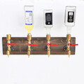 Dispenser bauturi, Evila Originals, DSP001, 70x21x15 cm, Nuc / Aur