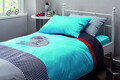 Set lenjerie de pat pentru o persoana Young, Biconcept Blue (160x220 Cm), Çilek, Bumbac