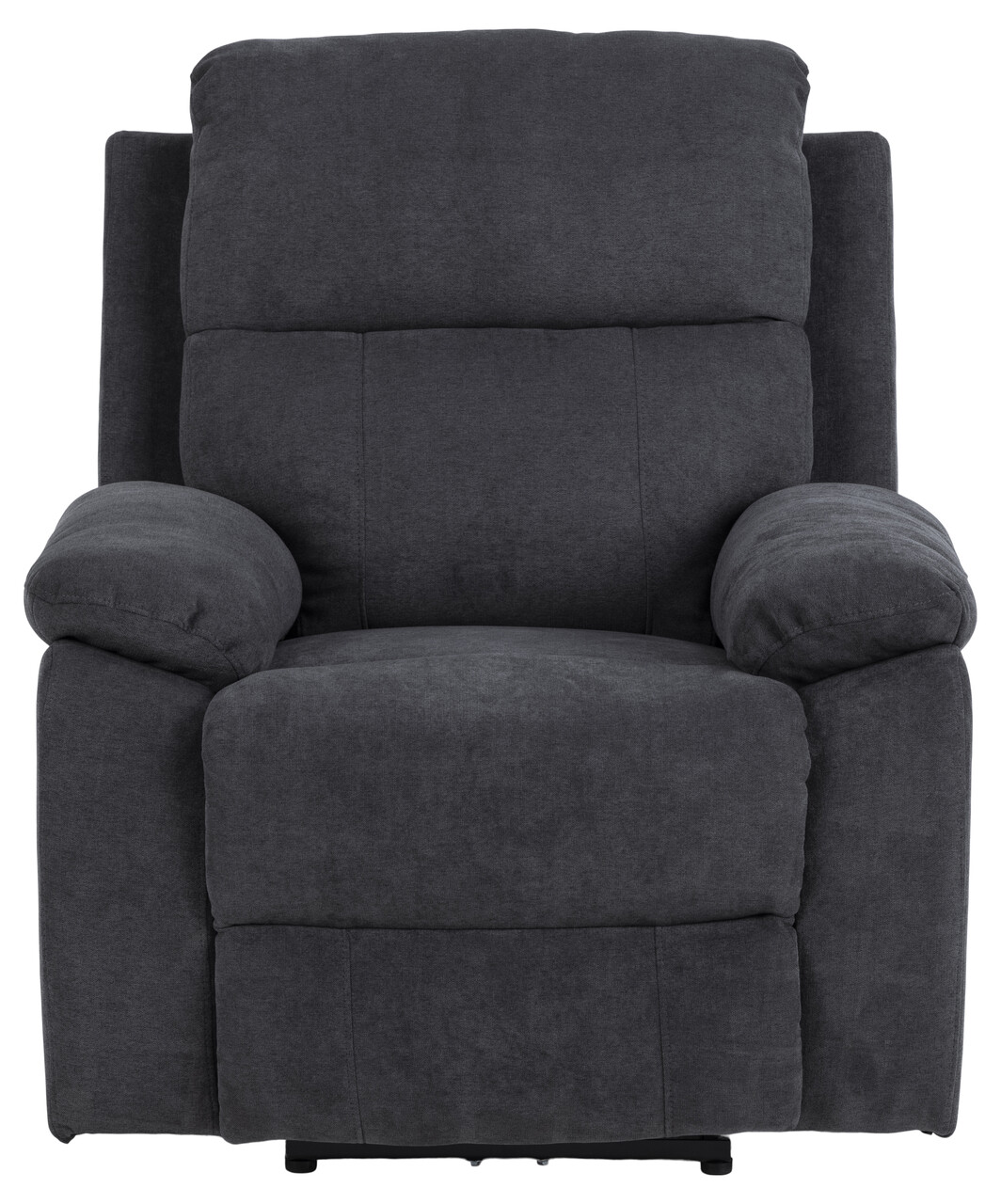 Fotoliu cu recliner Mora, Actona, 89.5x95x98 cm, poliester/otel, gri inchis - view 4